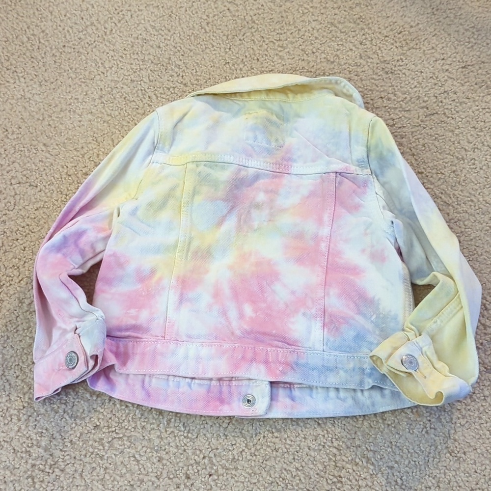 Gap Denim Tie Dye Jean Jacket Size 4 Years - Picture 5 of 6